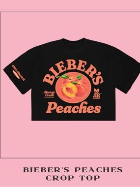 Justin Beiber justice crop top